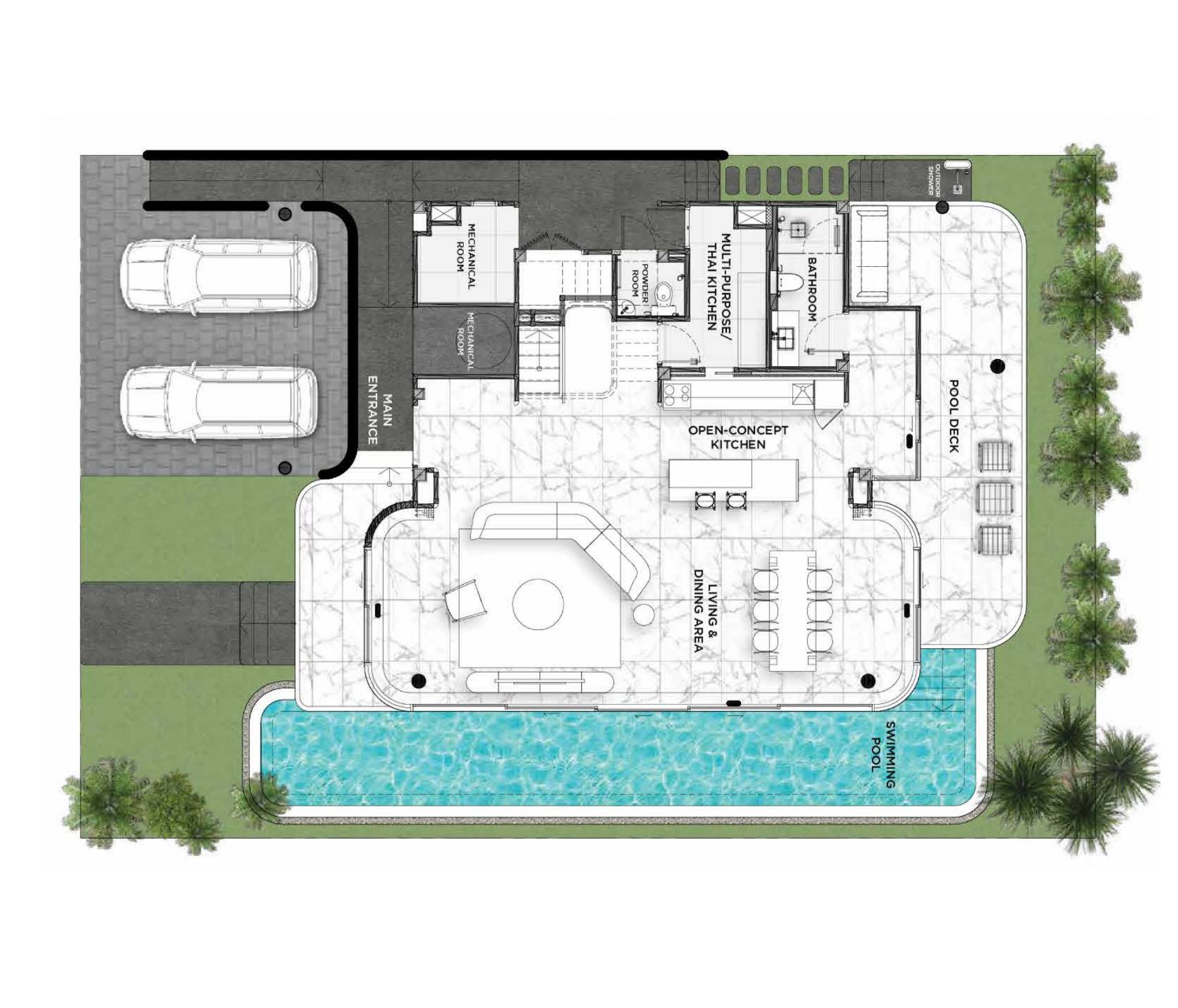 Exquisite 2-Bedroom Villa: NANDA 2 Plus 5