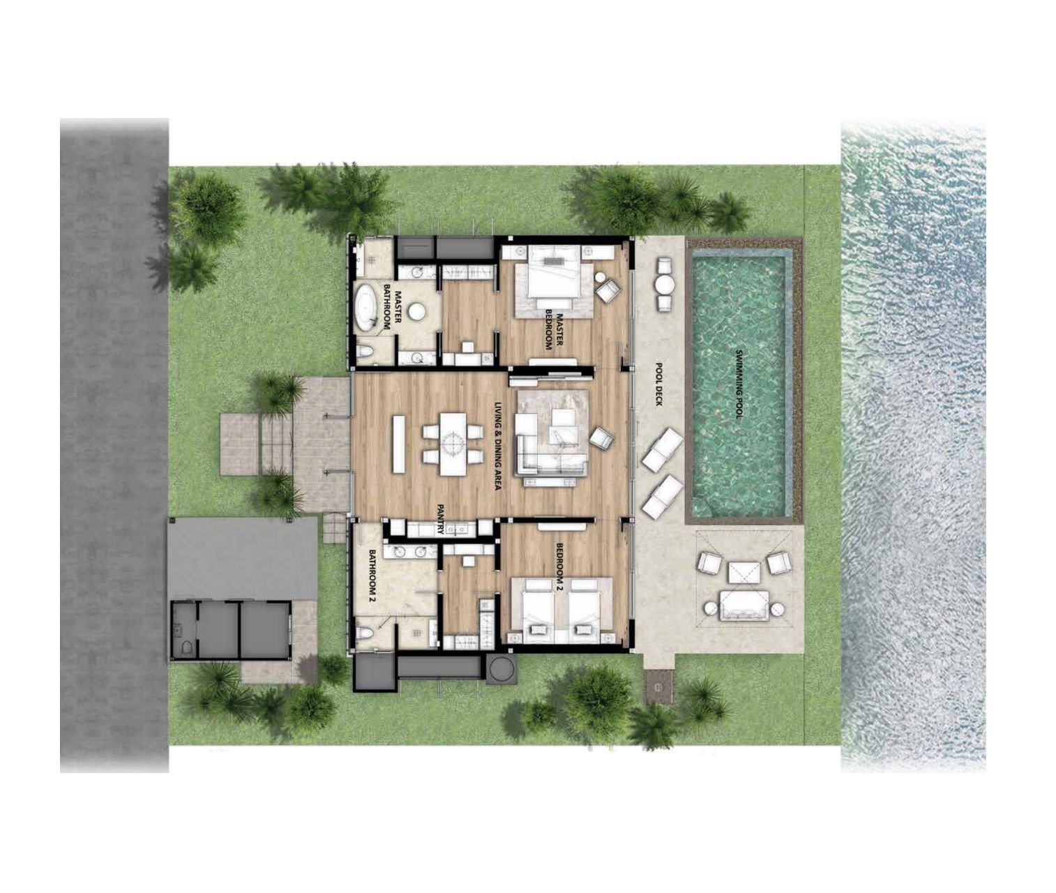 2 Bedroom Luxury Villa: VANA 2 2